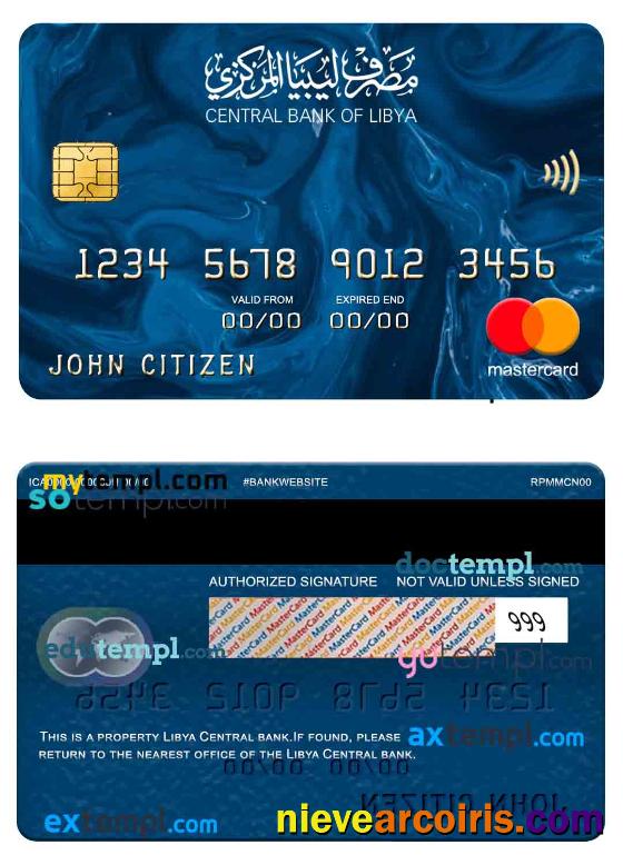 Libya Central bank mastercard